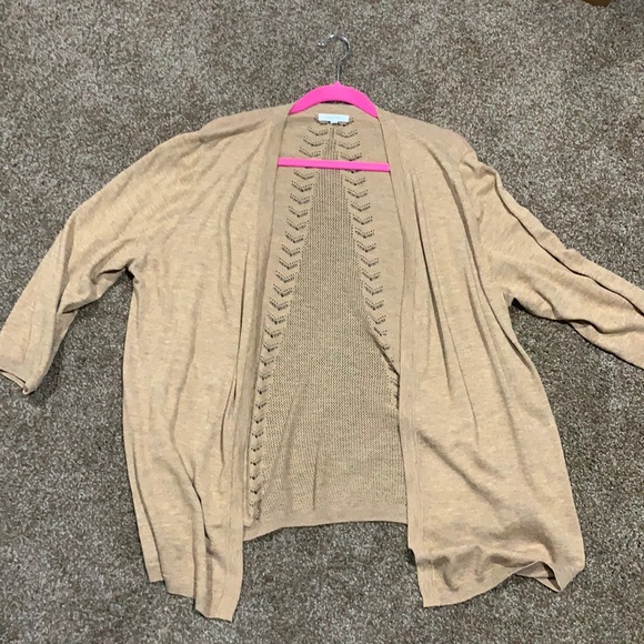 Sweaters - Maurices XXL tan golden sweater cardigan